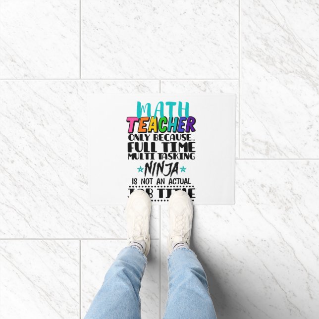 Alleen wiskunde leraar omdat fulltime multitasking deurmat (Binnen)