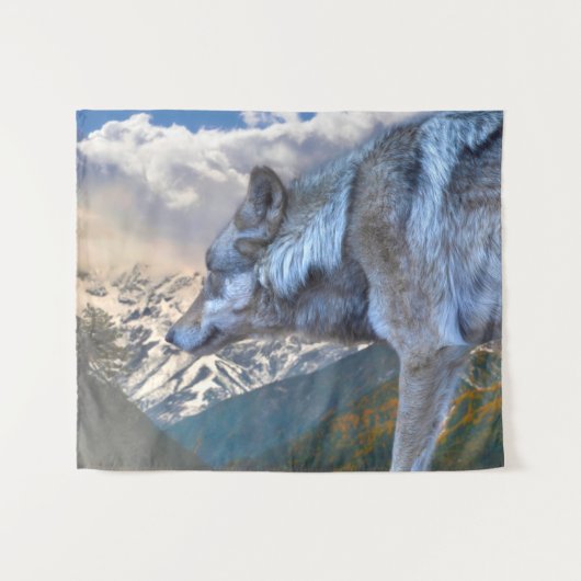 ALLEEN WOLFS OVERHEER VAN DE VRIJHEID WANDKLEED (Voorkant (horizontaal))