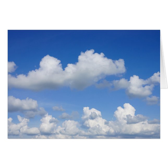 Alleen wolken (Voorkant Horizontaal)