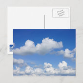 Alleen wolken briefkaart (Voorkant / Achterkant)