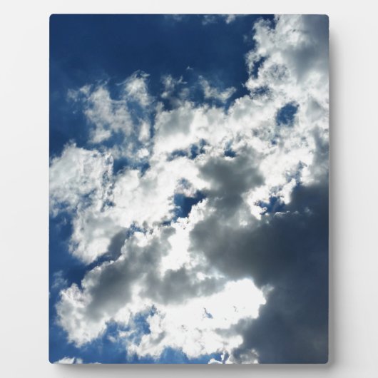 Alleen wolken fotoplaat (Voorkant)
