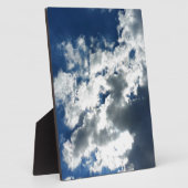 Alleen wolken fotoplaat (Zijkant)