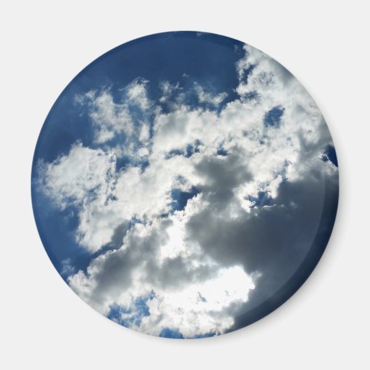 Alleen wolken magneet (Voorkant)