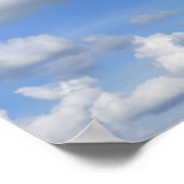 Alleen wolken poster (Hoek)