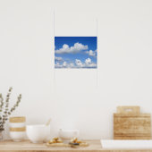 Alleen wolken poster (Keuken)