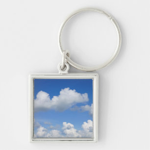 Alleen wolken sleutelhanger