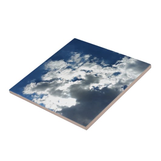 Alleen wolken tegeltje (Zijkant)