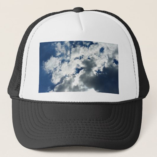 Alleen wolken trucker pet (Voorkant)
