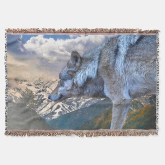 ALLEEN WOLVEN OVERHEER VAN DE VRIJHEID DEKEN (Voorkant)