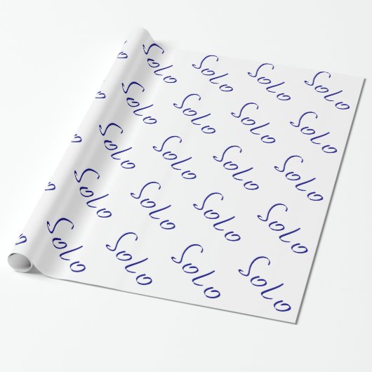 Alleen woord cadeaupapier (Uitgerold)