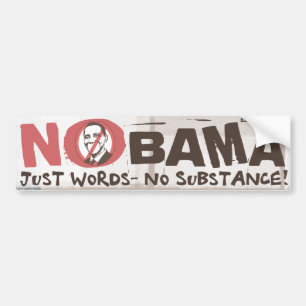 Alleen woorden, geen Bumpersticker
