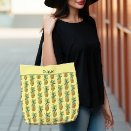 Alleen Yummy Pineappels Tote Bag