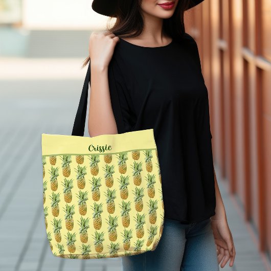 Alleen Yummy Pineappels Tote Bag
