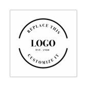 Alleen zakelijke logo op maat rubberstempel (Afrduk)