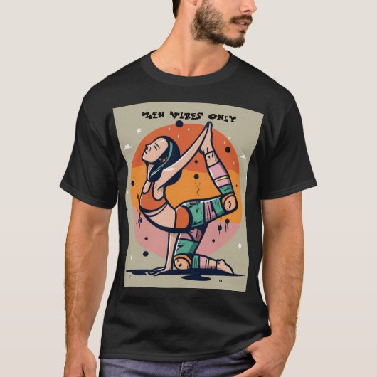 Alleen Zen Vibes T-shirt (Voorkant)
