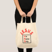 Alleen zijn naam - Canvas tas (Voorkant (product))