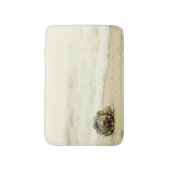 Alleen zoeken op strand badmat (Voorkant Verticaal)