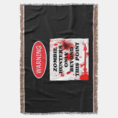 Alleen Zombie Hunters waarschuwen Deken (Voorkant Verticaal)