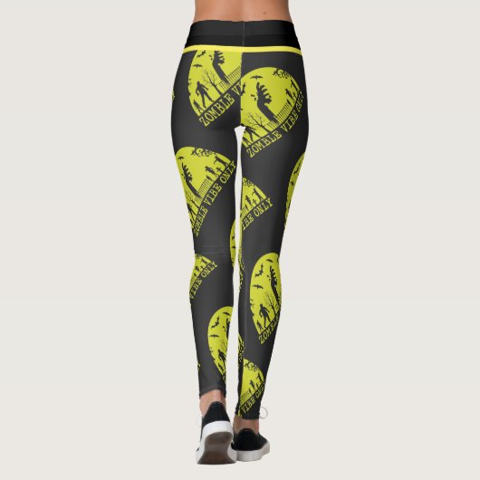 Alleen Zombie Vibes Leggings (Achterkant)