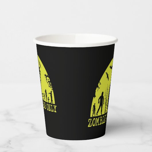 Alleen Zombie Vibes Papieren Bekers (Links)