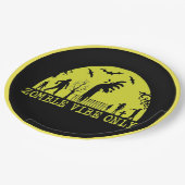 Alleen Zombie Vibes Papieren Bordje (Gekanteld)