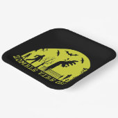 Alleen Zombie Vibes Papieren Bordje (Gebogen)