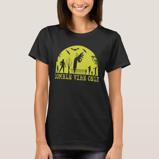 Alleen Zombie Vibes T-shirt (Voorkant)