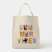 Alleen zomerbloemen tote bag (Achterkant)