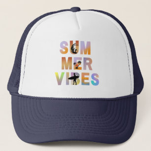 Alleen zomerbloemen trucker pet