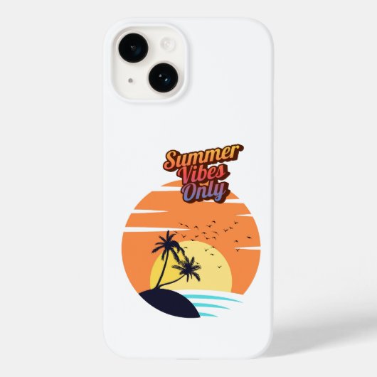 Alleen zomerse vibes. Case-Mate iPhone case (Achterkant)