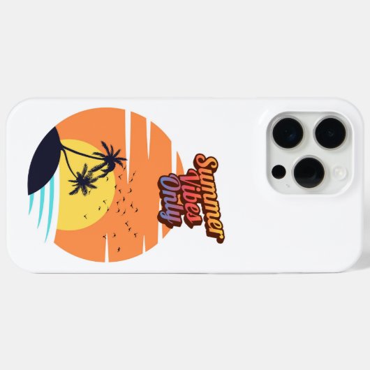 Alleen zomerse vibes. Case-Mate iPhone case (Achterkant (horizontaal))