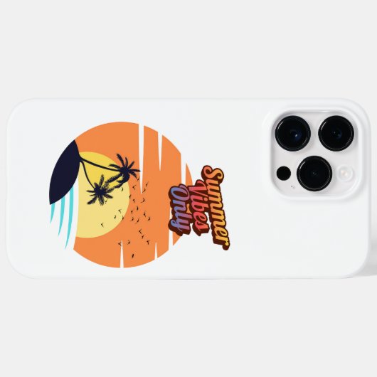 Alleen zomerse vibes. Case-Mate iPhone case (Achterkant (horizontaal))