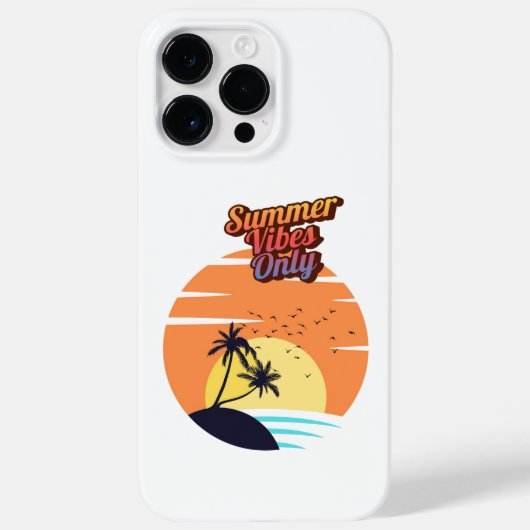 Alleen zomerse vibes. Case-Mate iPhone case (Achterkant)