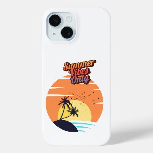 Alleen zomerse vibes. Case-Mate iPhone case (Achterkant)