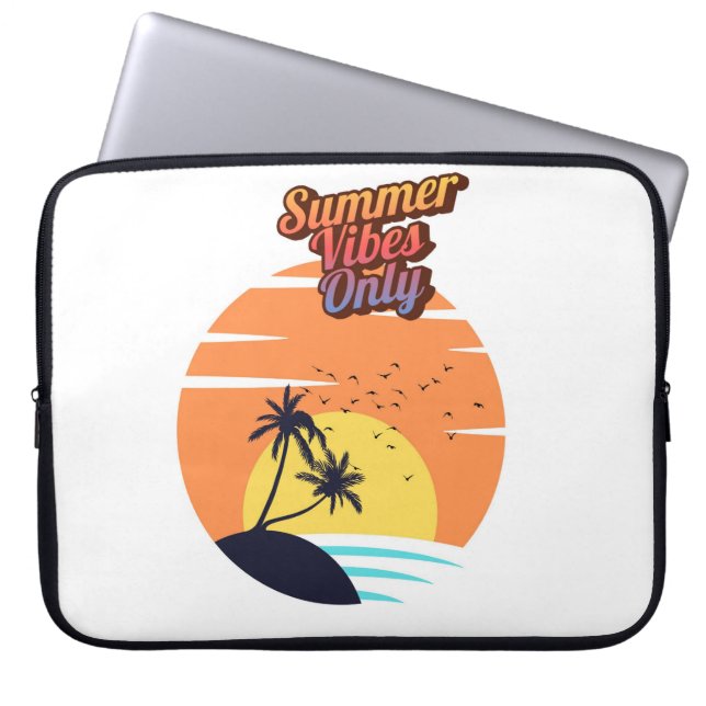 Alleen zomerse vibes. laptop sleeve (Voorkant)