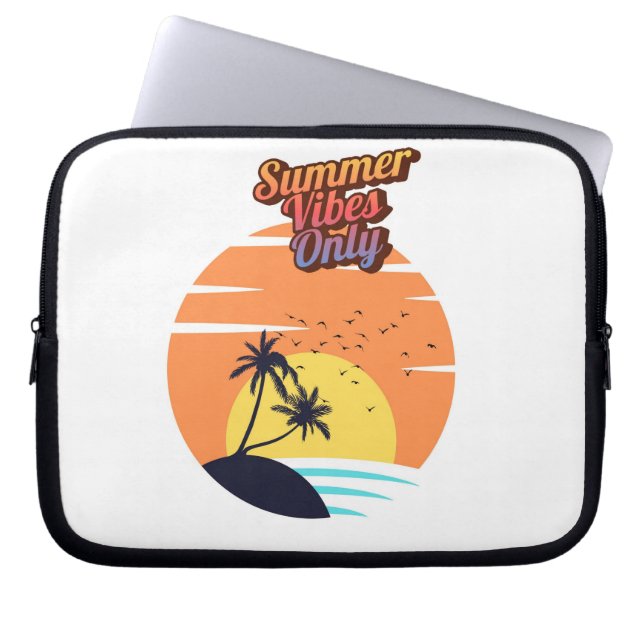 Alleen zomerse vibes. laptop sleeve (Voorkant)