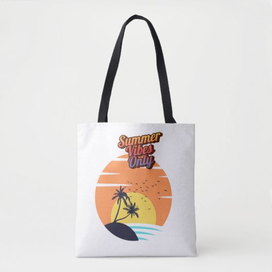 Alleen zomerse vibes. tote bag (Voorkant)
