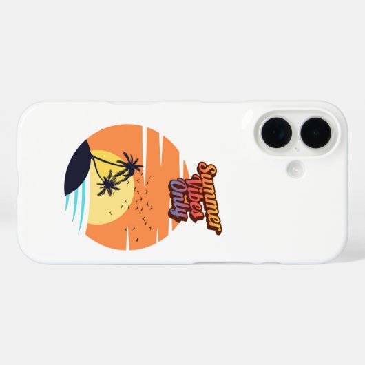 Alleen zomervibes Case-Mate iPhone case (Achterkant (horizontaal))