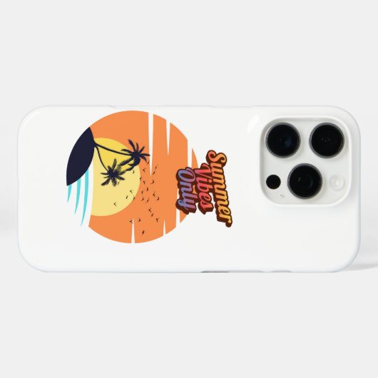 Alleen zomervibes Case-Mate iPhone case (Achterkant (horizontaal))