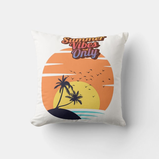 Alleen zomervibes kussen (Voorkant)