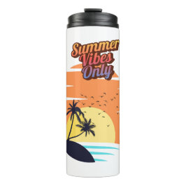 Alleen zomervibes thermosbeker