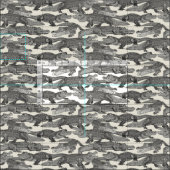 Alleen zwarte alligators stof (Delen)