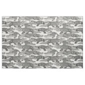 Alleen zwarte alligators stof (Fat Quarter)