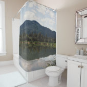 Alleen zwemmen...... douchegordijn (In situ)