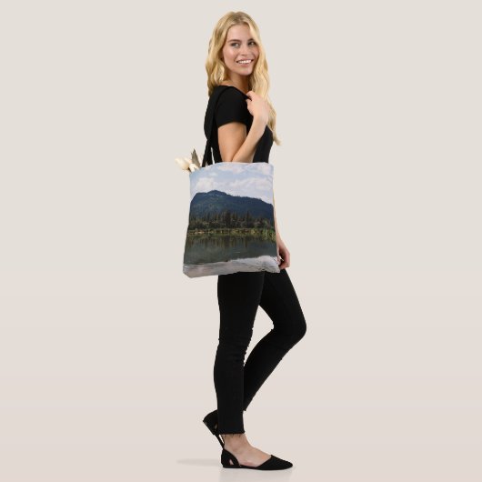 Alleen zwemmen...... tote bag (Op model)