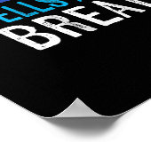 Alleen zwemmen waar de coach zwemt poster (Hoek)