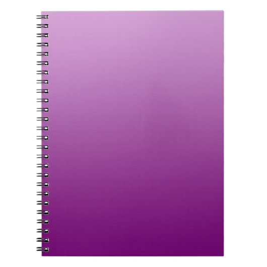 ALLEENKLEUR verloop - magenta Notitieboek (Voorkant)