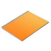 ALLEENKLEUR verloop - oranje Notitieboek (Linkerzijde)