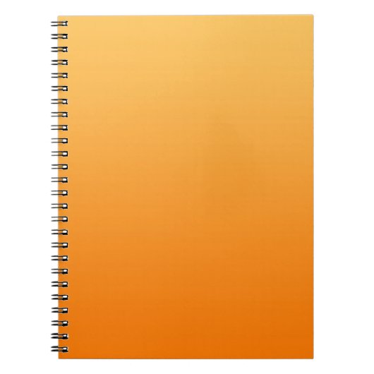 ALLEENKLEUR verloop - oranje Notitieboek (Voorkant)