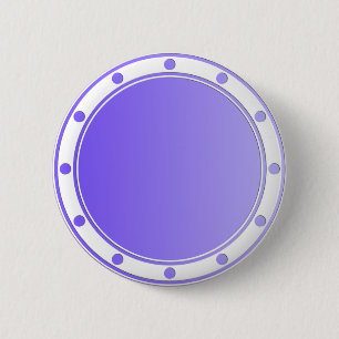 ALLEENKLEUR verlopen - paars + ringen & stippen Ronde Button 5,7 Cm